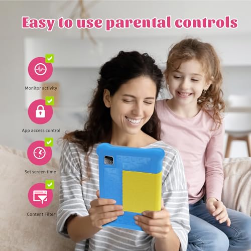 SUMTAB Tablette Enfants 7 Pouces Android Tablette avec GMS