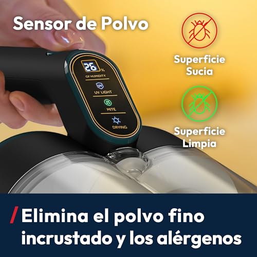 Miniatura 3 de Hoover HMC5 Core Aspiradora de Mano para Colchones | 4 Funciones Auto | Beat&Roll, Aspiración, Luz UV y Secado, Ligera, Antiácaros para Camas, Sofás y Tapizados, 400W
