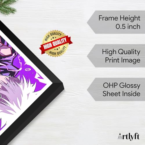 Image of Itachi Uchiha Anime Wall Frame | Naruto Inspired Motivational Poster | Anime Character Wall Art | Premium Wooden Framed Artwork | Ready To Hang
