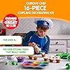 Curious Chef Kids Cookware - 16-Piece Cupcake & Decorating Kit I Real Utensils, Dishwasher Safe, BPA-Free I Non-stick Tin, Liners, Silicone Mixing Spoon, Frosting Spreader, Decorator Tube and More! #2