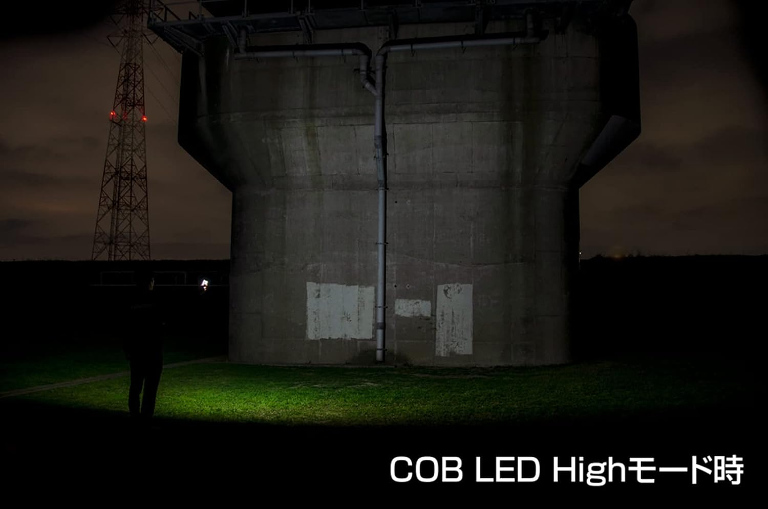 GENTOS COB OZ-334D LED Light, Brightness 550 Lumens, Operation Time 7 Hours, Dust-Proof, Splashproof, Uses 4 AA Batteries