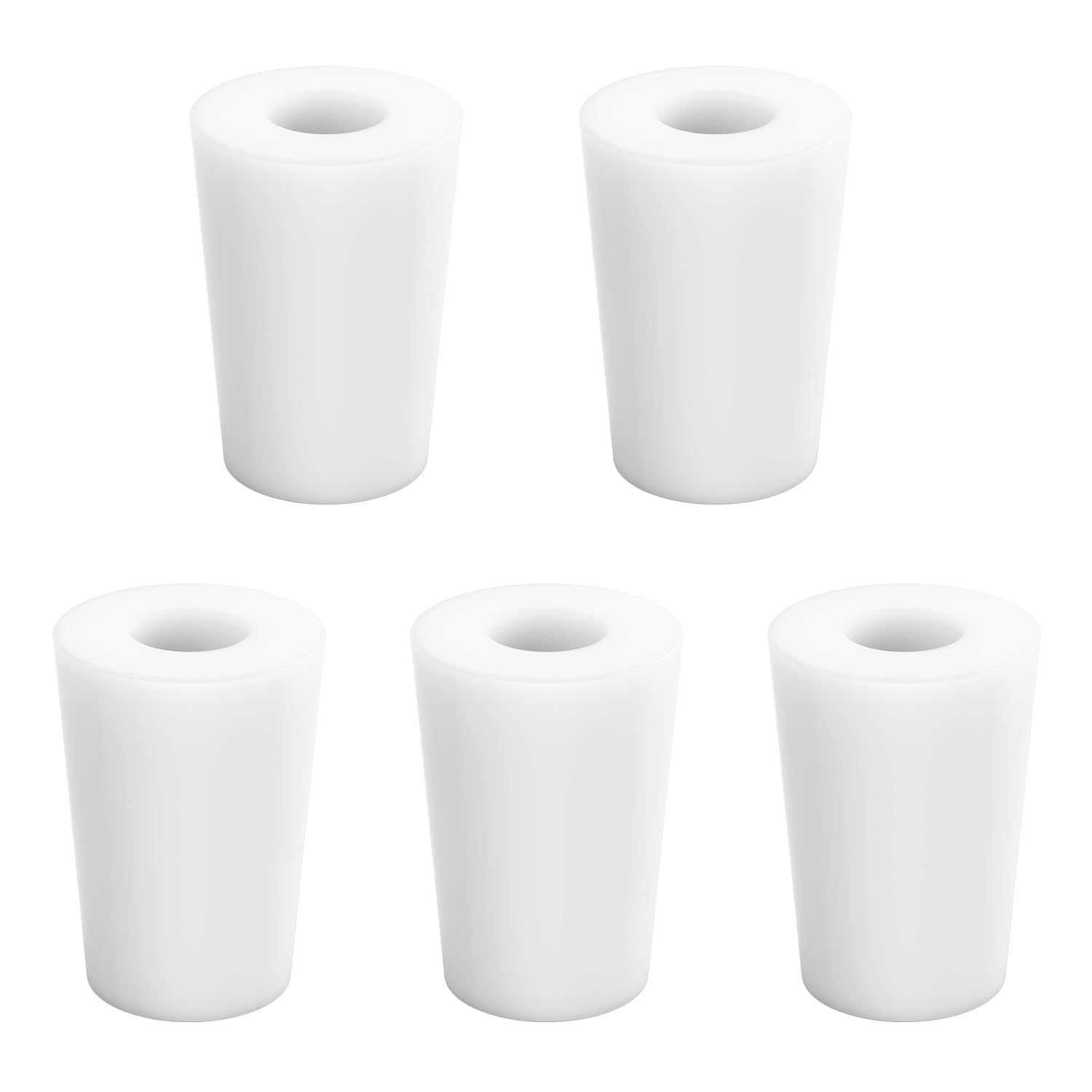 stonylab Silicone Stoppers, 5-Pack Standard 8# Natural Silicone Stoppers with 8 mm Aperture Single-Hole — Amazon image 24