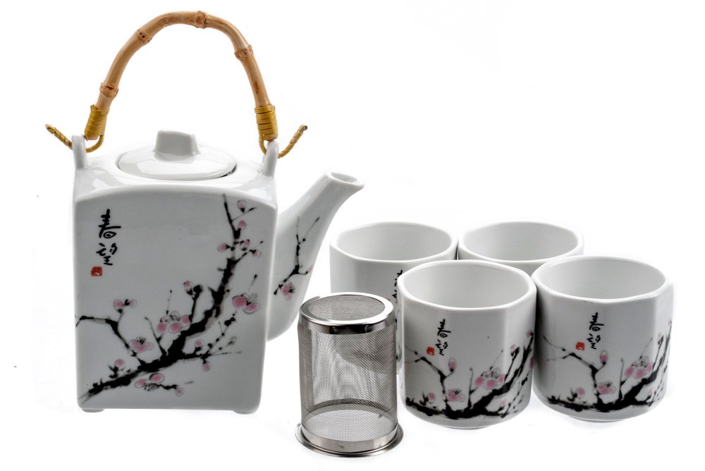 Amazon.com | M.V. Trading MVTS-001 Porcelain Tea Set with Sakura