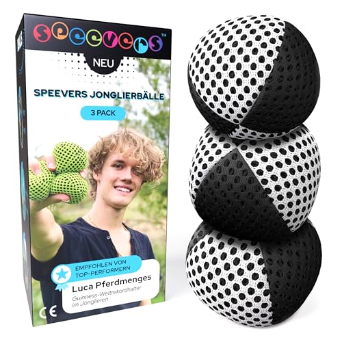 speevers Juggling Balls for Beginners and Professionals Set of 3, Juggling Bean Bags 14 Colors...