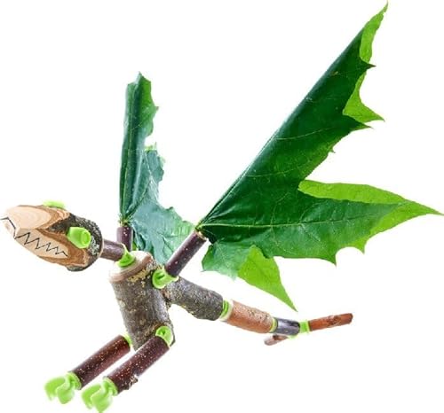 305341 Terra Kids Connectors – Construction Set Starter Kit- 87 Piece Set with Plastic Connectors, Cork & Hand Drill - Ages 8+ - Lego - Immagine 3