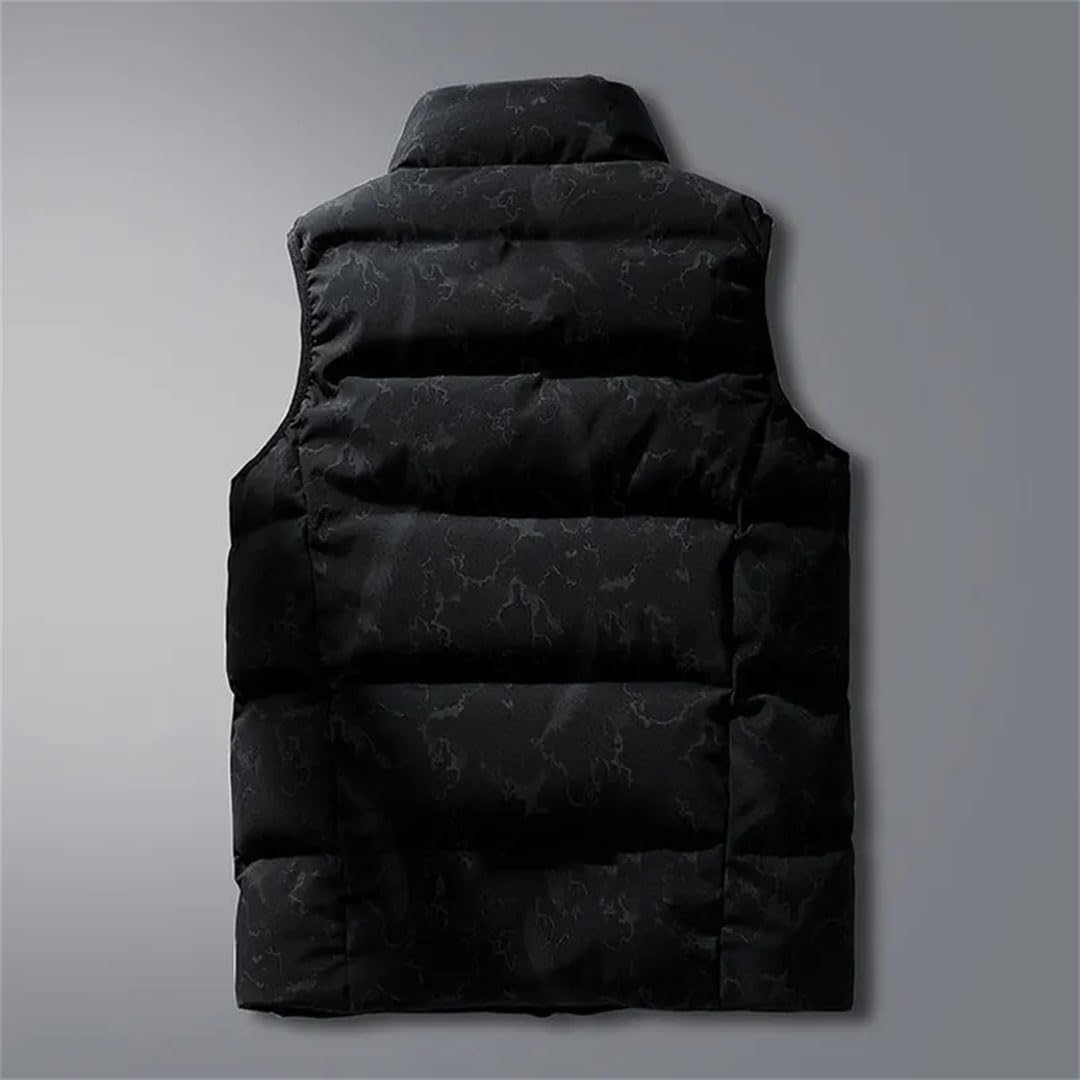 Vogrtcc Chaleco De Plumón De Pato Para Hombre, Chaleco Sin Mangas, Chaleco Grueso, Abrigos