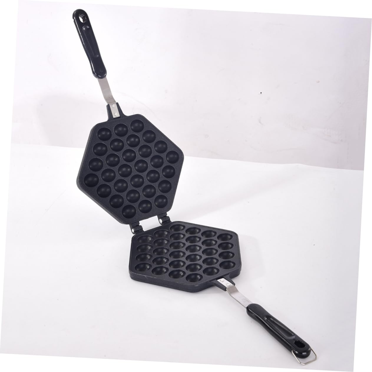 Cabilock 30löcher Doppelseitige Backform Aus Aluminiumlegierung Löchern Oktopuskugel-stil Eierwaffelform Backzubehör Küchenhelfer Für Haushalt Und Gasherde Einfach Zu Reinigen Bedienen