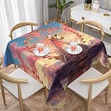 WZYWHJ Nappe décorative carrée Dreamy Ferris Wheel Printing 137,2 x 137,2 cm. Matériau du produit : 100 % fibre de polyester. Fabriquée en tissu hydrofuge de haute qualité, chaud et doux au toucher, bonne résistance aux plis, lavable et réutilisable