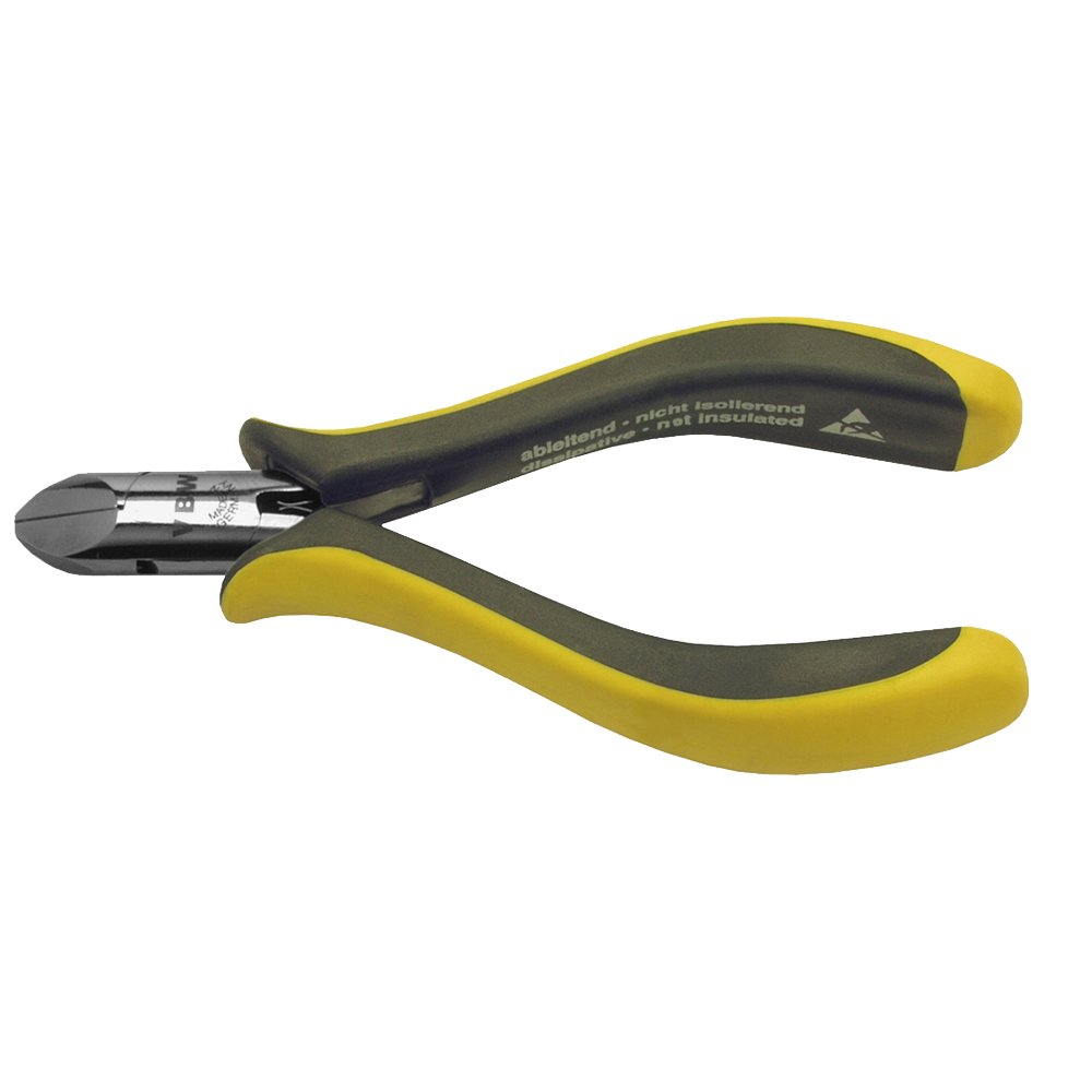 Alicates ESD de corte lateral para electrónica - 140 mm