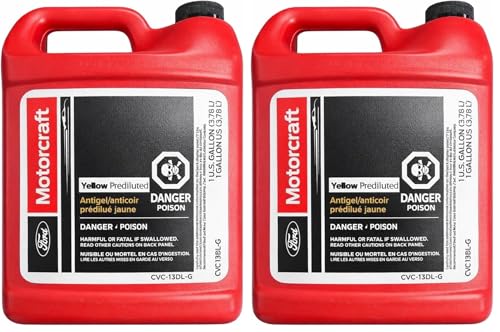 Coolant Consumption Information - 2014-2019 Ford 5 Ford Genuine Anti Freeze,VC-13DL-G,(Pack of 2)