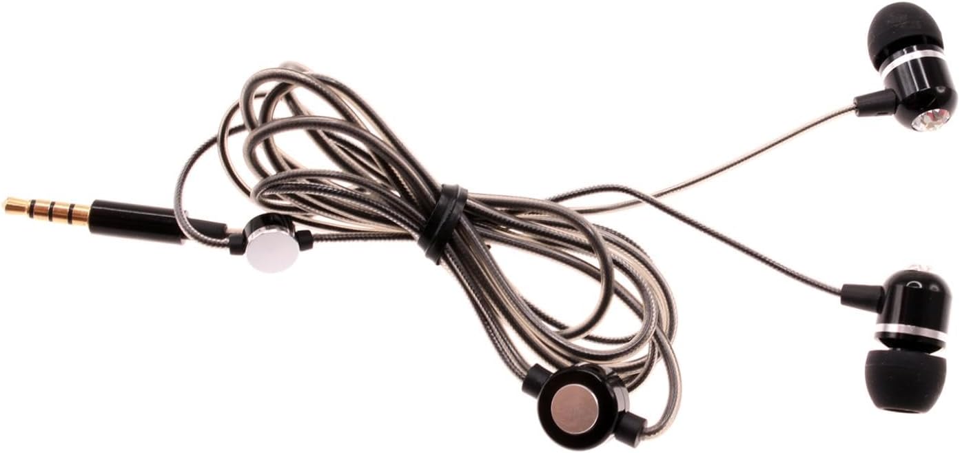 Wired Earphones Hi-Fi Sound Headphones Compatible with Amazon Fire HD 7, 8 Kids Plus Pro (12th Gen 2022)/Fire HD 8 (12th Gen 2022), Handsfree Mic Headset Metal Earbuds in-Ear Earpieces Microphone