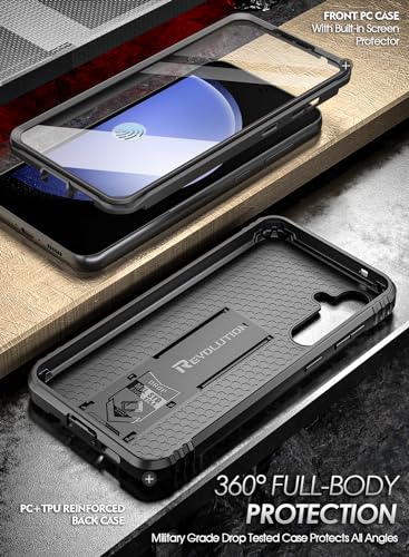 Coque Samsung S23 FE 5G antichoc avec protège écran et béquille