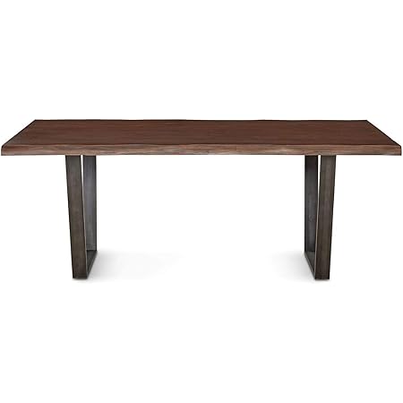 Amazon Com Modus Furniture Kali Solid Wood Rectangular Dining Table Sahara Tan Tables