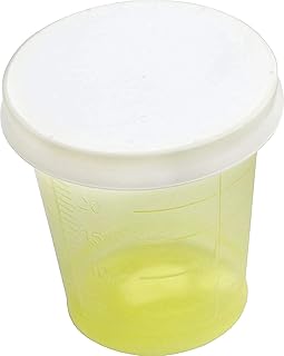 80 Piezas Vaso de medicación + 80 Tapa Tazas de medicina Medi-Inn Color: amarillo de Medi-Inn