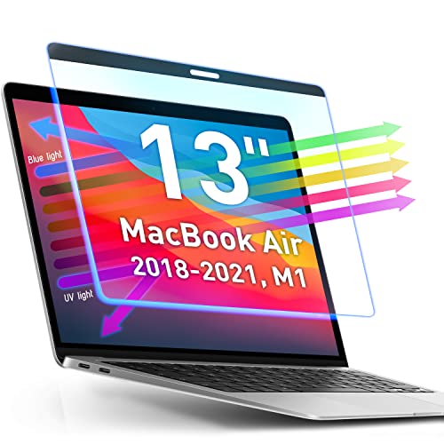 VINTEZ Magnetic Blue Light Screen Protector Compatible With MacBook Air 13" 2018, 2019, 2020, 2021