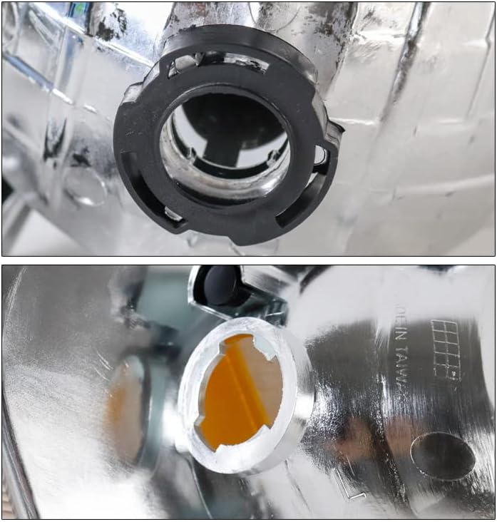 Replacement Headlights Headlamps Chrome Compatible with 2001-2003 Ford Explorer Sport / 2001-2005 Explorer Sport Trac