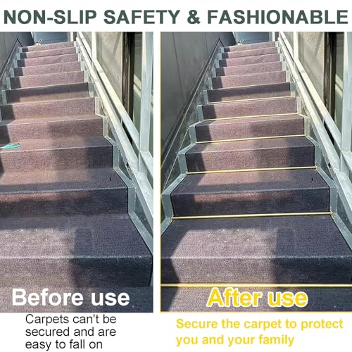 Tige de tapis d'escalier en métal pour fixation de moquette