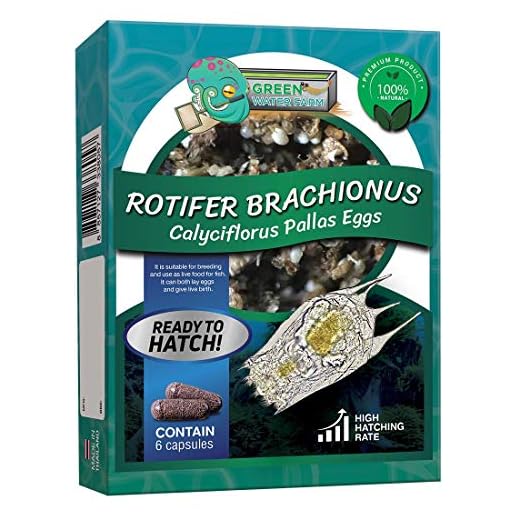Greenwaterfarm Rotifers Brachionus calyciflorus Pallas Eggs Live Fish Food for Hatching and Culture Suitable for Feed Betta Fish
