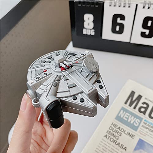 TUOOUT 3D Cartoon Millennium Falcon AirPods Pro Case #TOP17