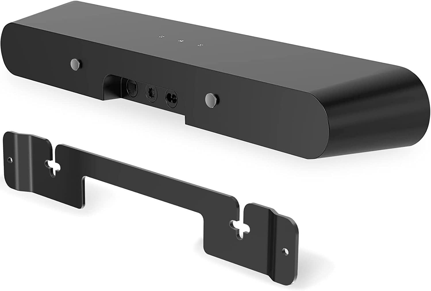 Compatible with Sonos Ray Holder Wall Mount Sonos Ray Stand Holder Accessories with Integrated Cable Management Speaker Accessories Rack (SONOS Ray, White) 2 Pieces
