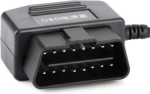 Miniatura 5 de Ejoyous Cable de alimentación OBD2, cable de alimentación USB Cable de carga 16Pin OBD2 Conector universal para coche GPS DVR Cámara
