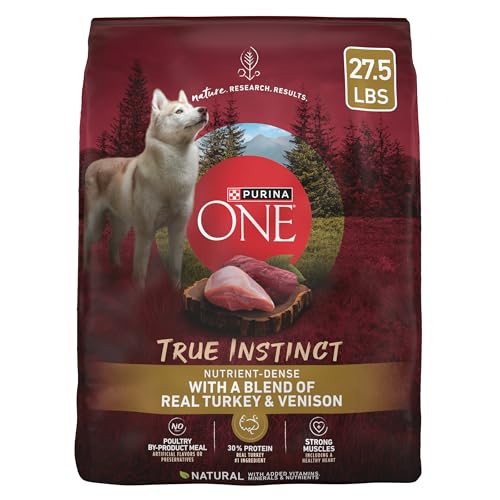 Purina ONE True Instinct With A Blend Of Real Turkey and Venison Dry Dog Food - 27.5 lb. Bag