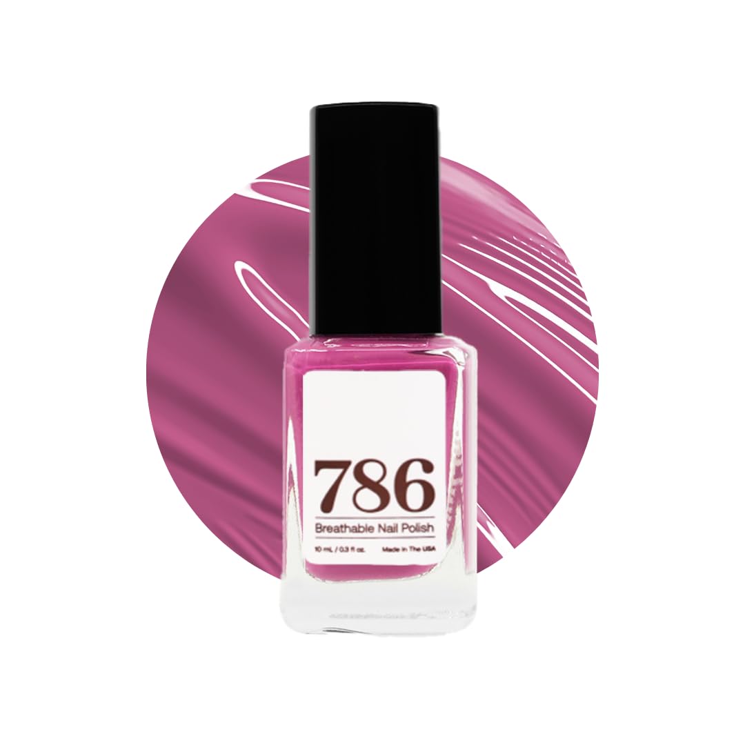 786 Cosmetics Breathable Nail Polish - Vegan Nail Polish, Cruelty-Free, Healthy, Halal Nail Polish, Fast-Drying Nail Polish (Shiraz)