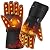 Heated Gloves for Men Women, Winter Warm Gloves with 3 Heating Temperature Control, Electric Hand Warmer Waterproof Touchscreen Thermal Gloves for Cold Weather Motorcycle Ski Snow Running Hunting