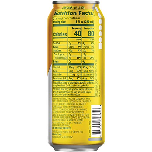 Mountain Dew Kickstart Pineapple Orange Mango, 16 Fl Oz Can #TOP1