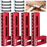 90 Grad Positionierwinkel, Preciva Rechtwinklige Klemmen 4 Stück 90 Grad Winkelspanner...