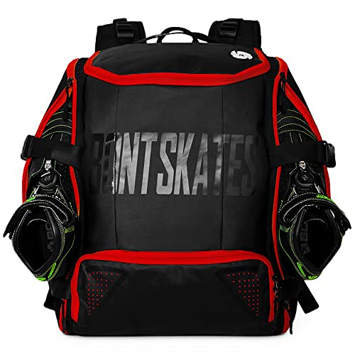 Bont Skates - Multi Sport Skate Backpack Travel Bag - Inline Ice Roller Speed Skating (Red) #TOP4