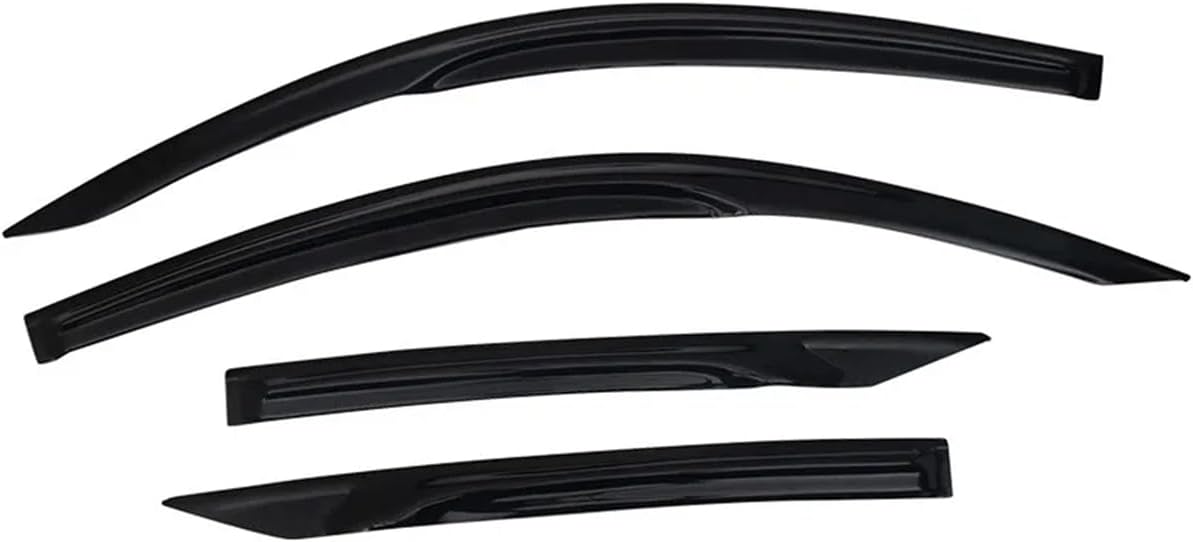Window Deflectors Visor Rain Guards Fit for H0NDA Civic 2016-2020 Coupe Mugen Style Side 4PC