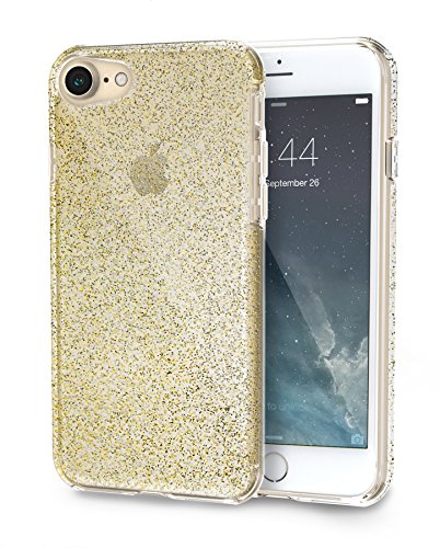 Smartish iPhone 8/7 Clear Case - PureView for iPhone 8/7 [Ultra Slim Fit Protective Clear Cover] (Silk) - Goldilocks