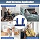 Einstellbare Rollstuhl Sicherheitsgurt Halbe Weste Rollstühle Anschnallgurt Komfort und Sicherheit Wheelchair Harness für Patienten Ältere Behinderte Menschen