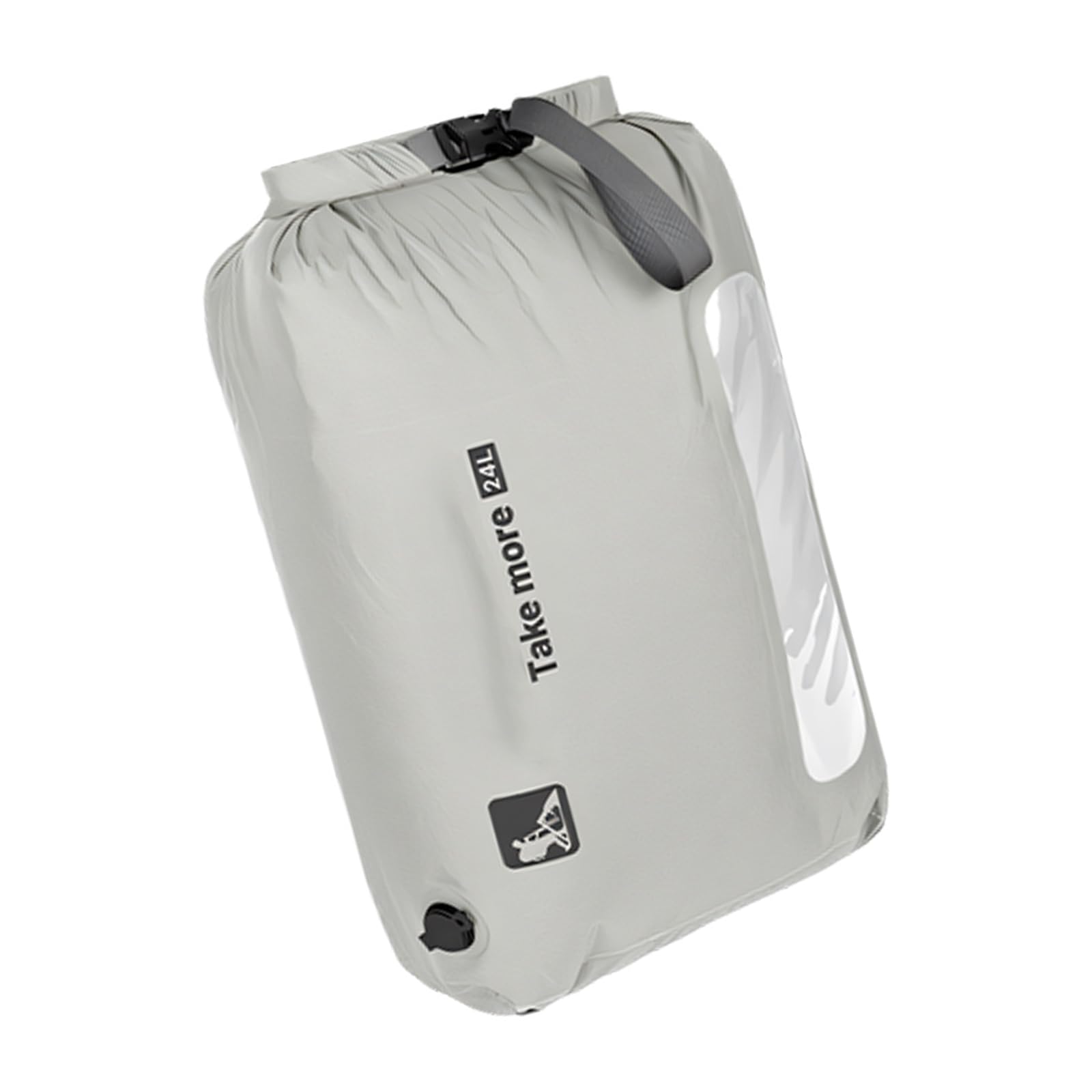 Sac de rangement sous vide de grande capacité 12 L/24 L avec fenêtre transparente facile à identifier - Convient pour la randonnée, les voyages - Sac de compactage sous vide