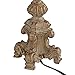 Regency Hill Elize Traditional French Country Style Vintage White Washed Candlestick Table Lamps 26.5