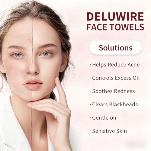 Image of 800 Count Disposable Face Towels, Soft & Skin Friendly Face Towelettes Disposable, Facial Tissue Dry Wipes for Women Cleansing