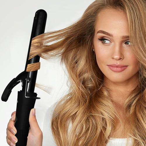 Image of Curling Iron, Curling Wand Set (Black, Curling Iron (0.35 inch -1.25 inch))
