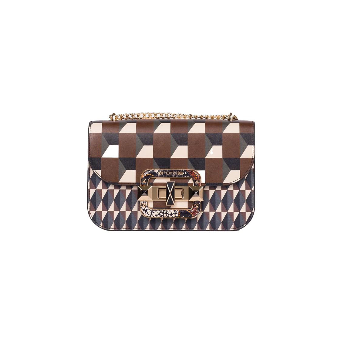 CROMIA LADIES BAG IT DECO (Borsa a spalla) MANDORLA 22,5x14x8cm