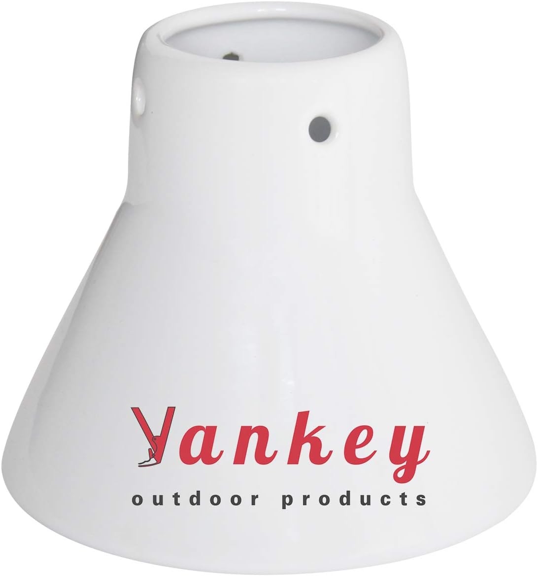 Vankey Ceramic Beer Can Chicken Holder for Grill，Ceramic