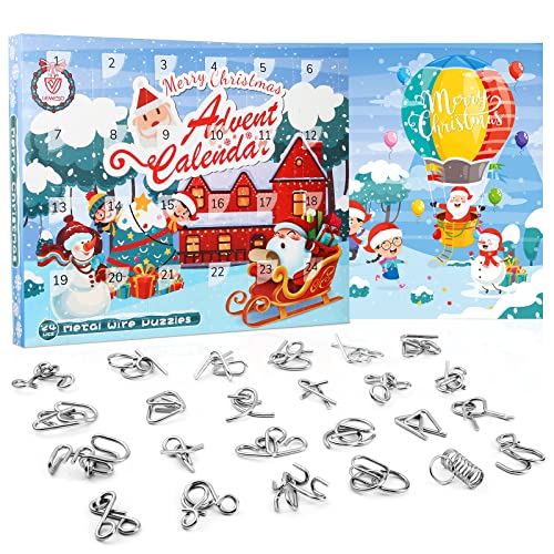 Amazon.co.jp: LEMESO アドベントカレンダー 2025 知恵の輪 クリスマス