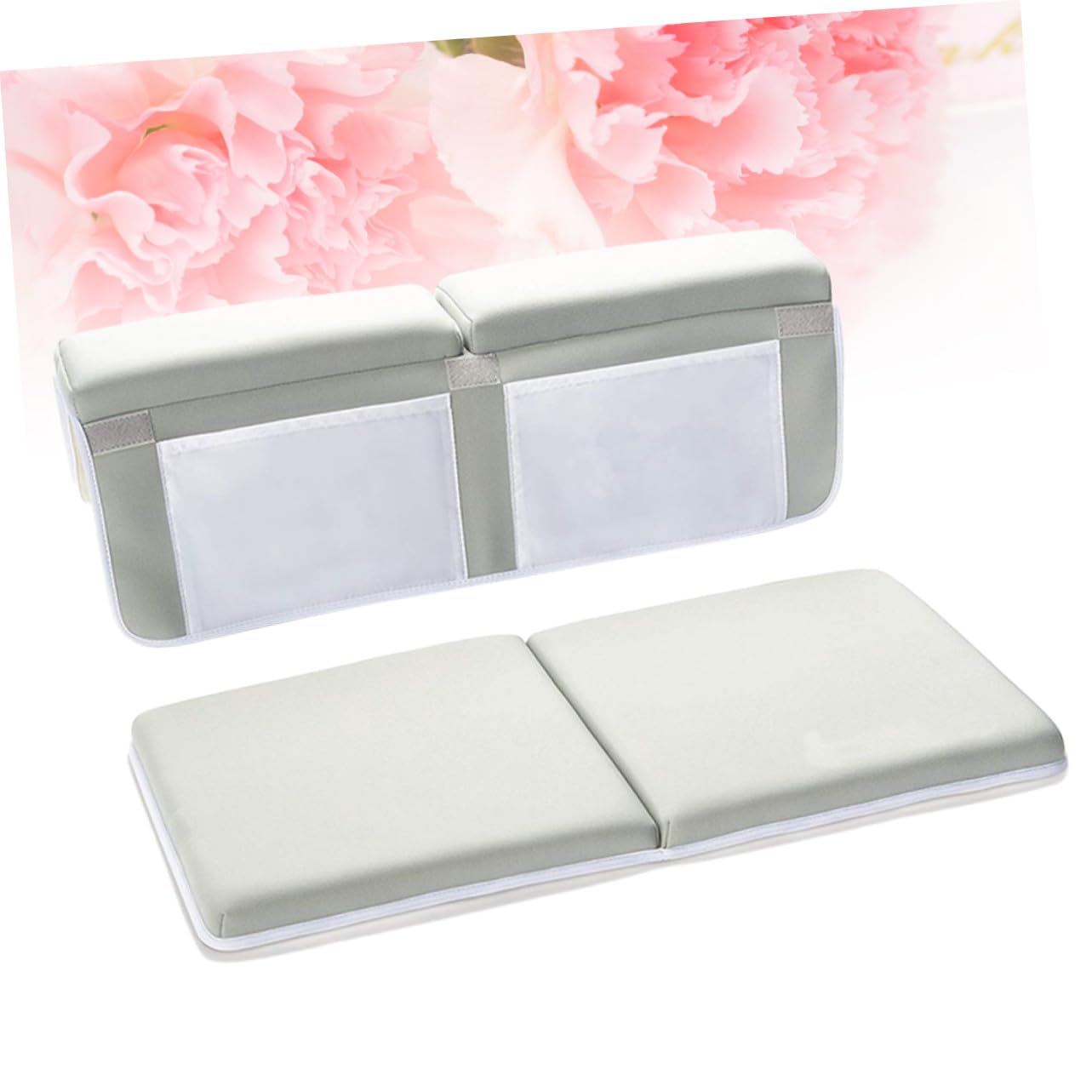 VALICLUD Almohadilla Antideslizante para Rodillas de Baño con Ventosas Bolsa Colgante Plegable para Bebés y Padres Cojín Protector para Ducha y Organización de Juguetes y Productos de Baño