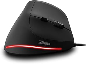 T-20 Mouse Wired Vertical Mouse Ergonomic Rechargeable 4 3200 DPI Portable Gaming Mouse (Mac Laptop)