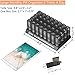 Monthly Pill Organizer 2 Times a Day, CAidRE 30 Day Pill Organizer AM PM, One Month Pill Boxes and Organizer, 31 Day Pill Organizer with Weekly Pill Holder for Fish Oil, Vitamins, Supplements, Black