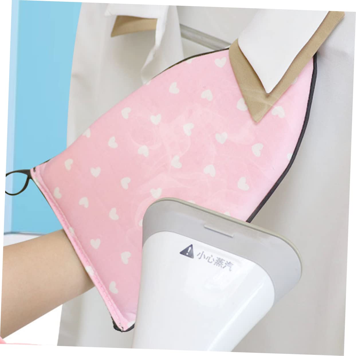 TOPBATHY 4 Set Di Guanti Da Stiro Robusti Guanti Da Vapore Accessori Da Stiro Per La Casa Guanto Da Vapore Guanto Per Viaggio 2 Pezzi * 4