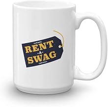 NBC Parks and Recreation Rent A Swag White Mug - 15 oz. - Official Coffee Mug