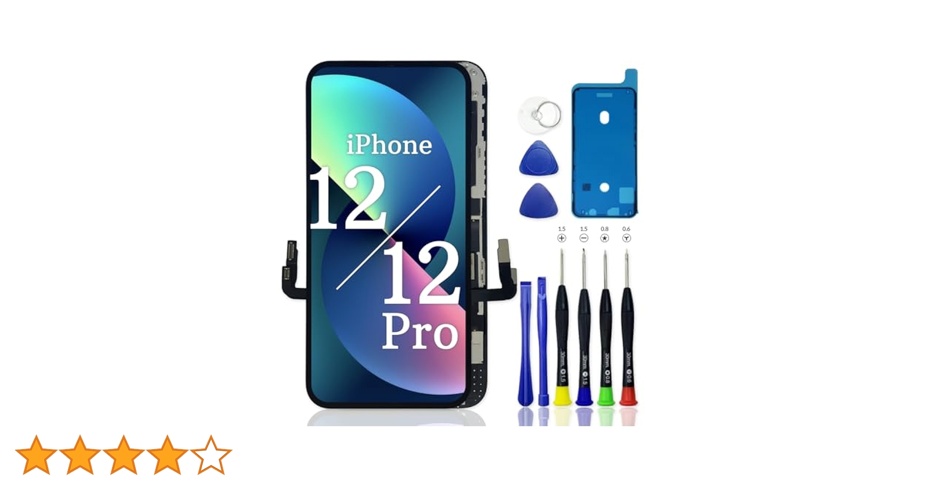 ⑤【純正★工具付】iPhone 12 / 12 Pro液晶パネル 防水テープ付き ②【純正☆工具付】iPhone 12 / 12 Pro液晶パネル 防水テープ