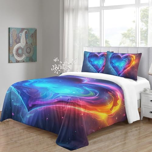 Parure de lit Amour 3D en microfibre haut de gamme douce et durable - 5