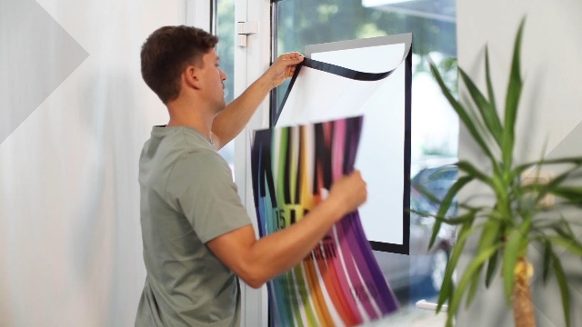 Cornice Espositiva DURAFRAME A3 Autoadesiva - Nero Per Avvisi E Manifesti - Foto 9