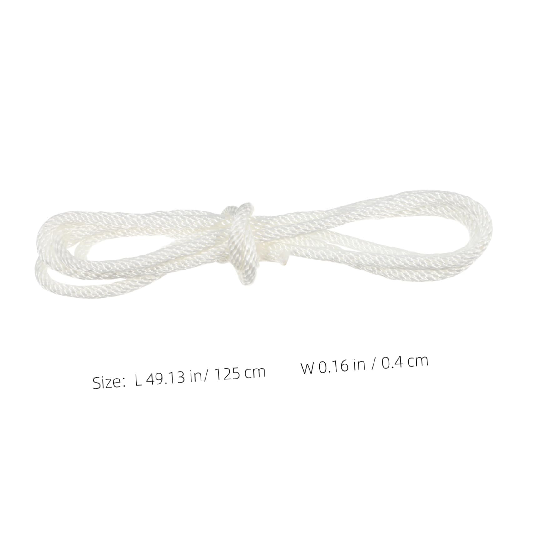 POPETPOP Corda di Avviamento Strappo in Nylon Bianco, 50 Pezzi